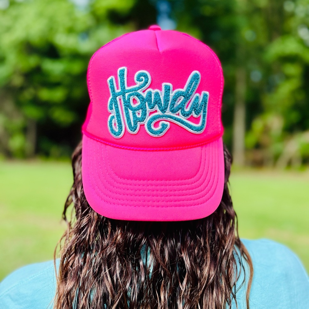 Pink 'Howdy' Trucker Hat